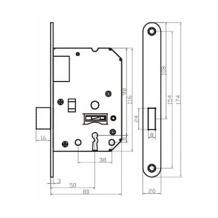 Mechanical Mortise Lock manufacturers