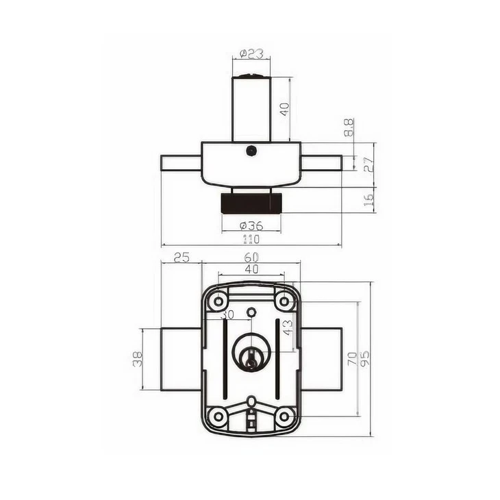 Small Rim Lock factory