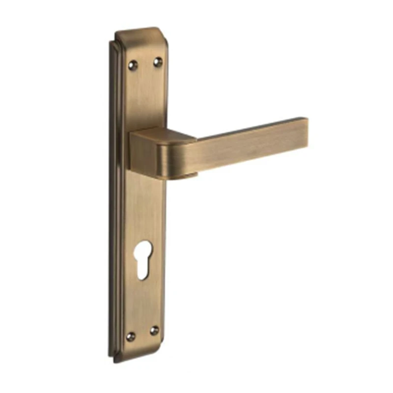 Brushed Brass Lever Door Handles