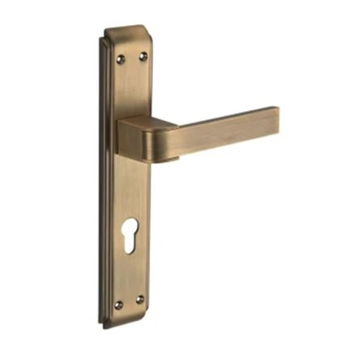 Brushed Brass Lever Door Handles
