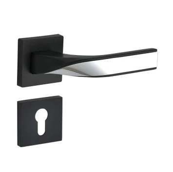 Square Rose Door Handles Square Rose Door Handles